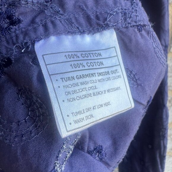 Ariat Long Sleeve Snap Button Front Embroidery Floral Shirt Women's Size L - Picture 4 of 10